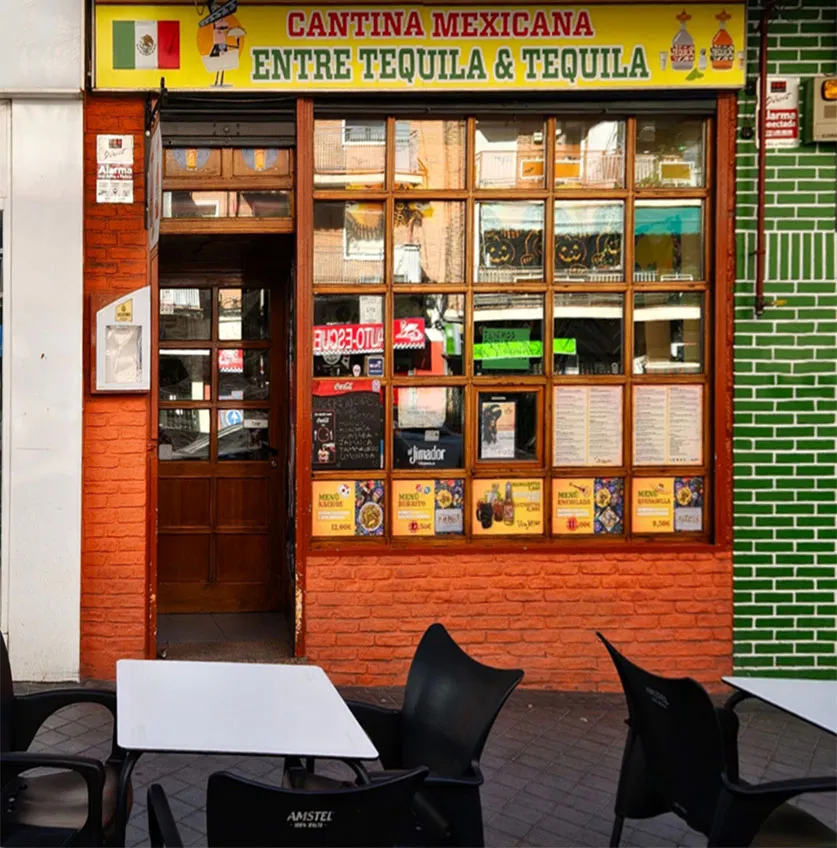 Cantina Mexicana; entre Tequila & Tequila restaurant in Solana La
