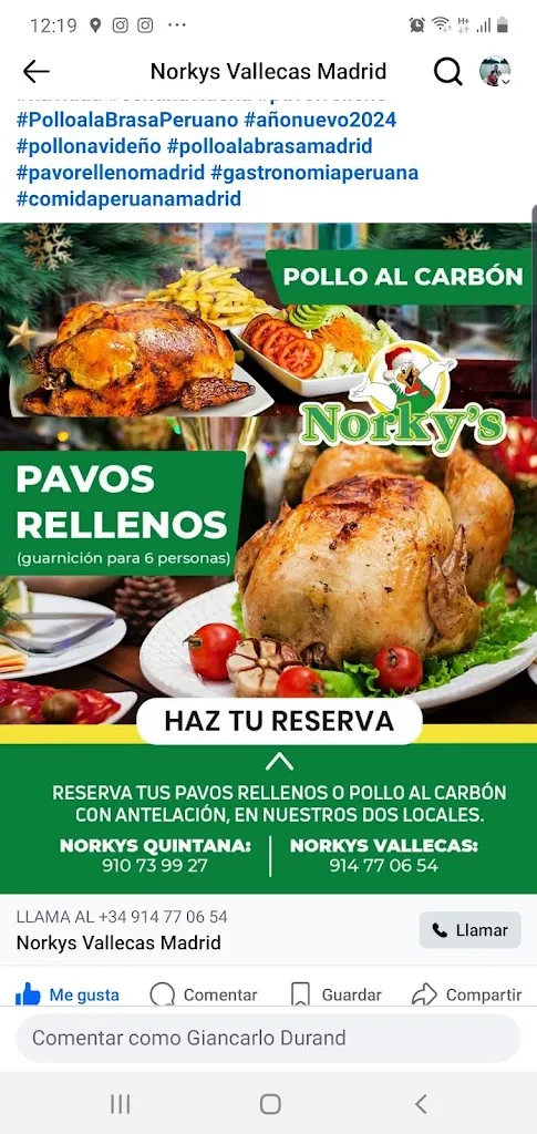 Menu_Norkys Vallecas_Solana La_image_1