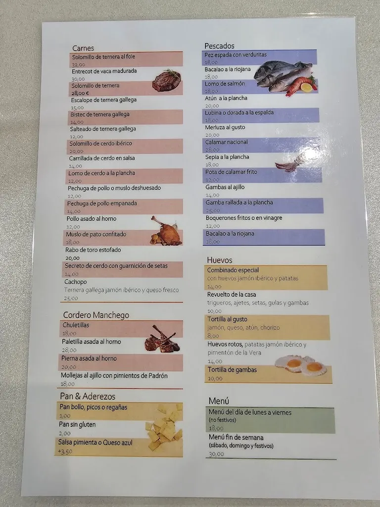 Menu_Las Canteras Restaurante_Santa Cruz de Mudela_image_4