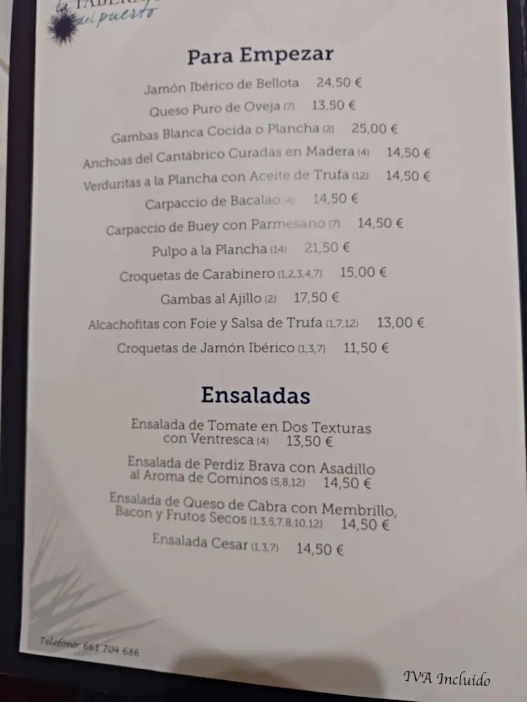 Menu_La taberna del puerto_Puertollano_immagine_3