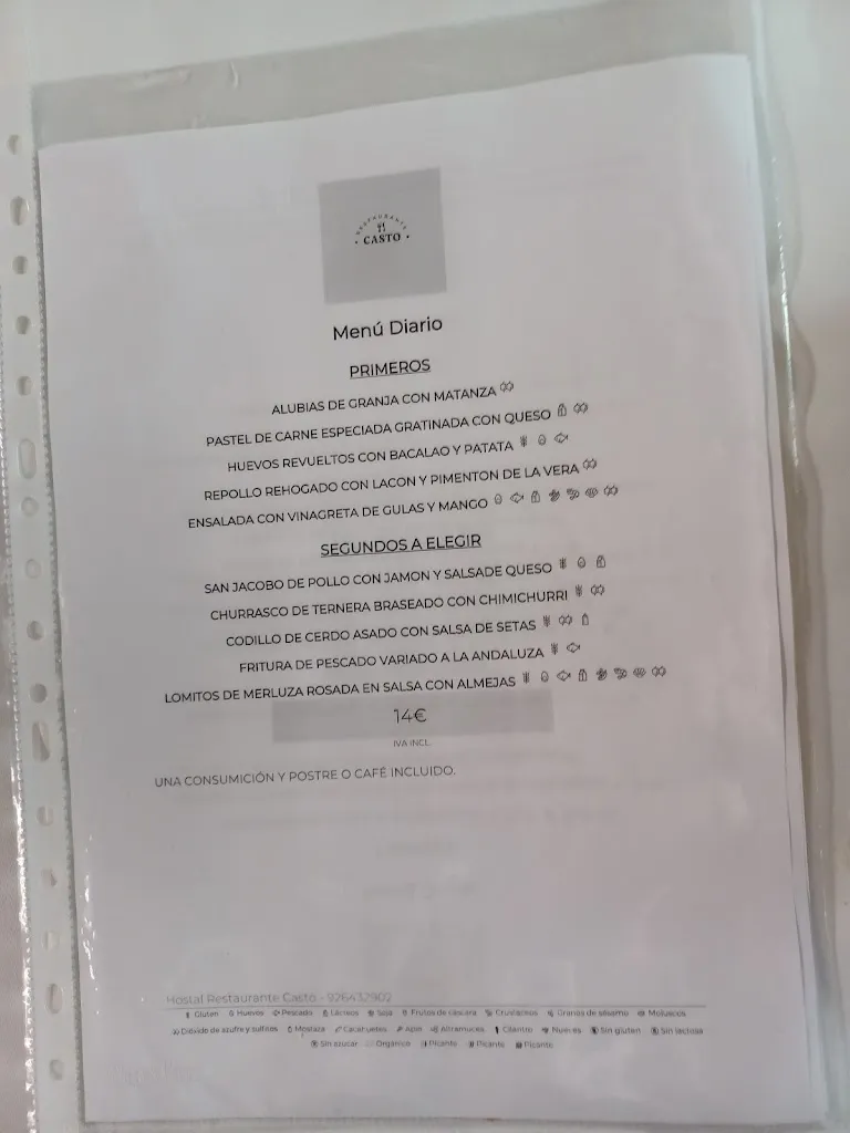 Menu_Hotel Restaurante Casto_Puertollano_image_2