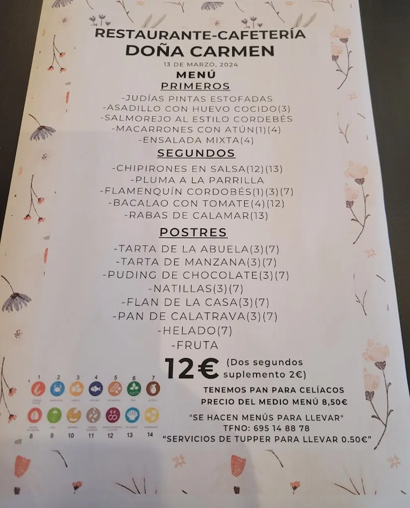 Menu_RESTAURANTE DOÑA CARMEN_Puertollano_image_1