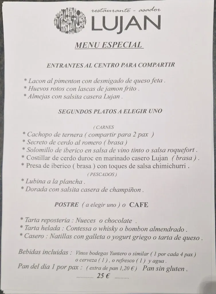 Menu_Restaurante - Asador LUJAN_Torralba de Calatrava_image_1