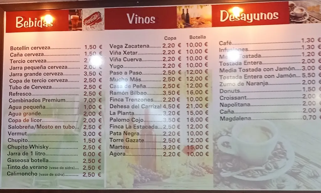 Menu_Restaurante Los Arcos_Torralba de Calatrava_image_1