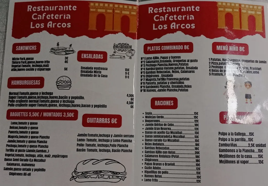 Menu_Restaurante Los Arcos_Torralba de Calatrava_image_3