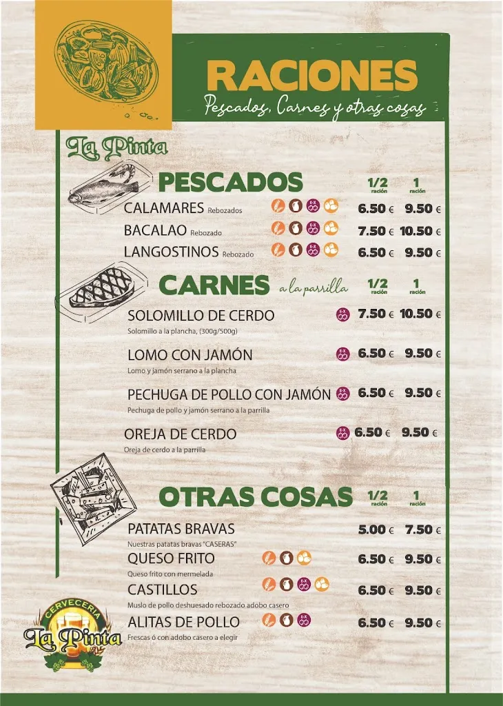 Menu_Hermanos Mateo Pareja S.L bar la pinta_Socuéllamos_image_2