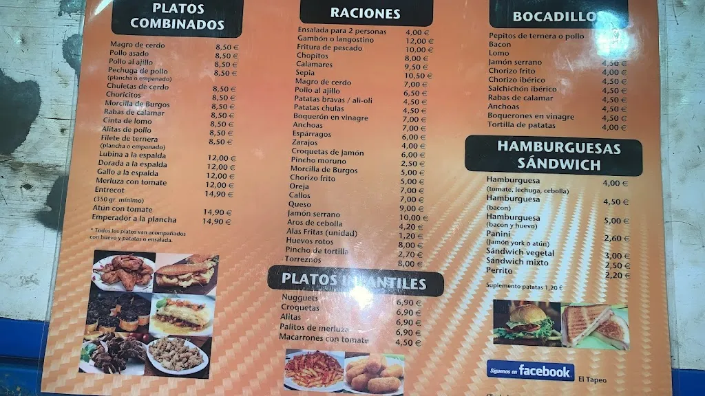 Menu_Bar Restaurante “El Tapeo Pin-Pol”_Villamanrique_immagine_1