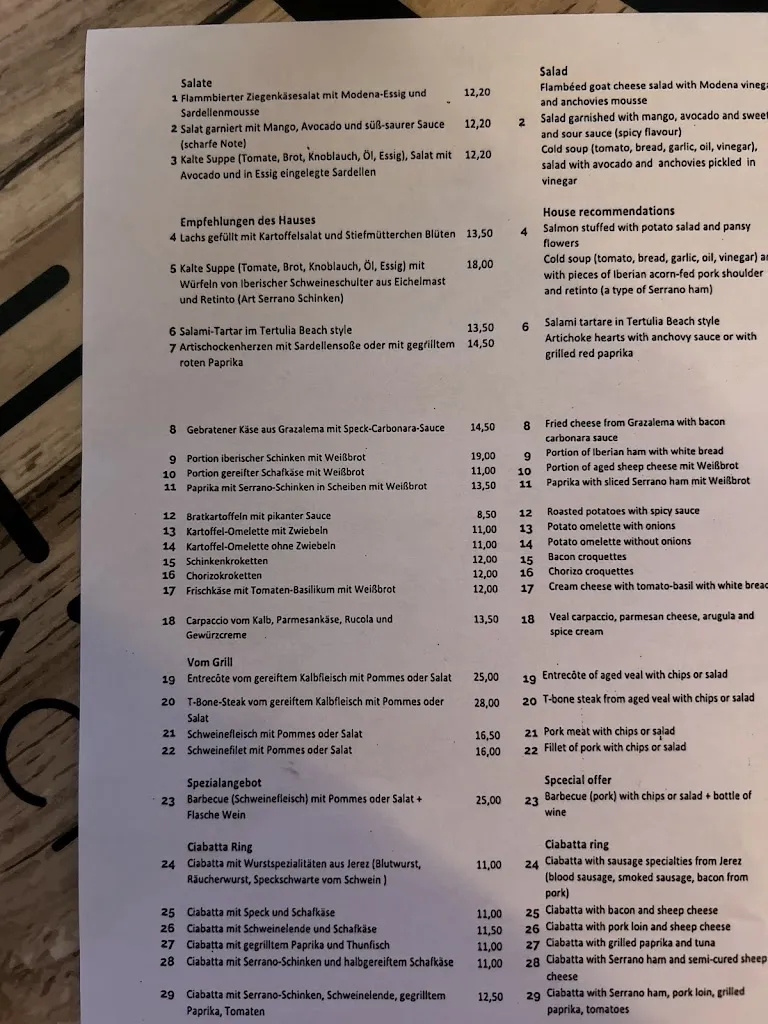 Menu_Pub Restaurante Tertulia Beach_Torrenueva_image_1