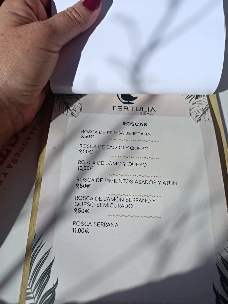 Menu_Pub Restaurante Tertulia Beach_Torrenueva_image_3