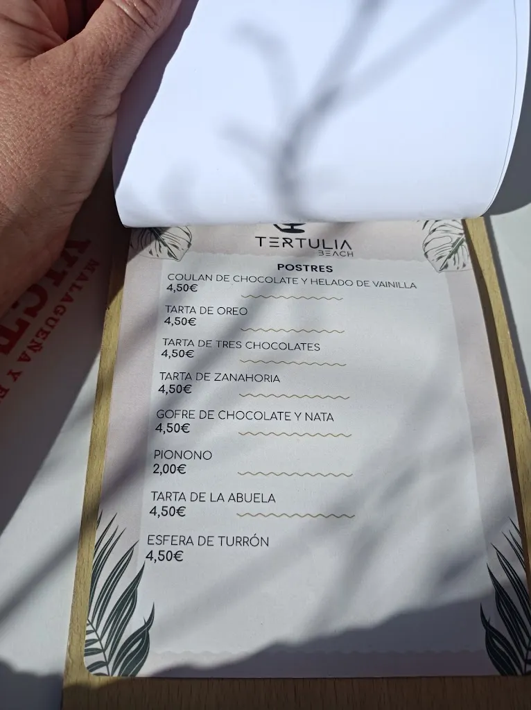 Menu_Pub Restaurante Tertulia Beach_Torrenueva_image_4