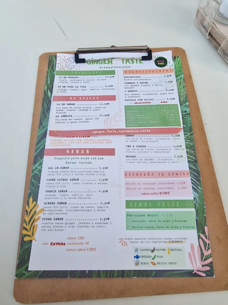 Menu_Ginger Taste_Torrenueva_image_3