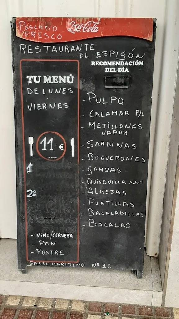 Menu_Pizzería Bar El Espigón_Torrenueva_immagine_1