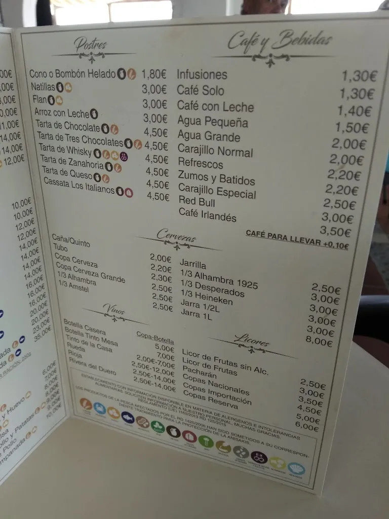 Menu_Restaurante-Chiringuito 