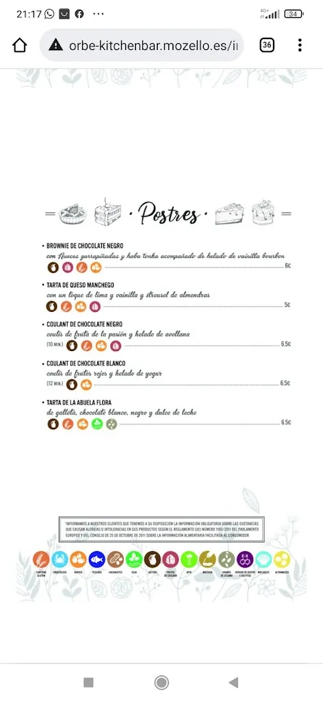 Menu_Orbe Kitchenbar_Tomelloso_immagine_1