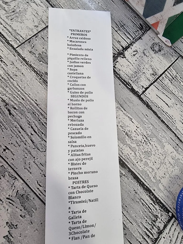 Menu_Asador Cervecería La Trilla_Tomelloso_image_1