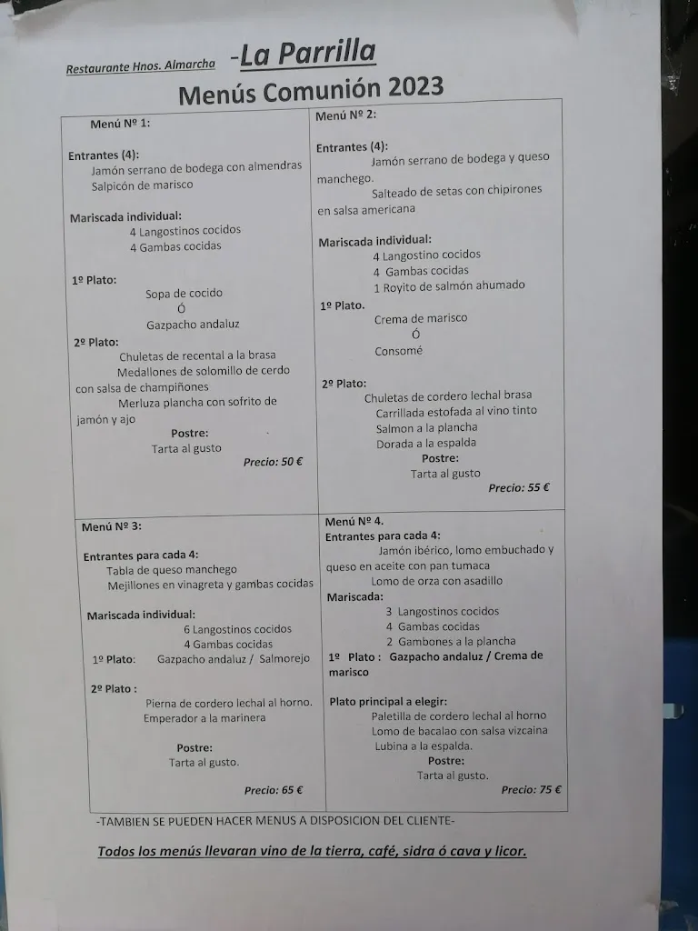 Menu_Restaurante La Parrilla_Tomelloso_image_1