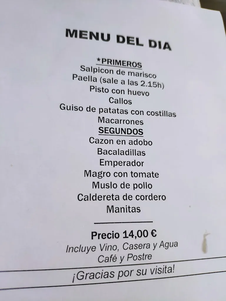 Menu_Marisquería Virgen de las de Viñas_Tomelloso_image_4