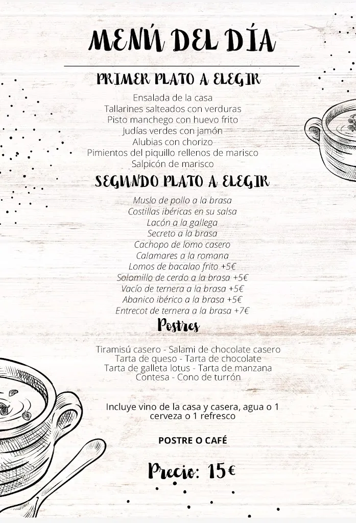 Menü_Cervecería horno de Oro_Tomelloso_Bild_1