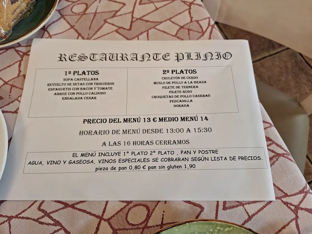 Menu_Restaurante Mesón Plinio_Tomelloso_image_1