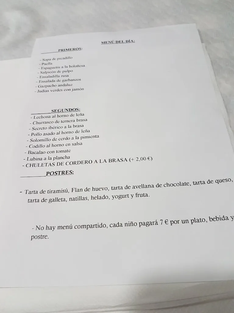 Menu_Bar Zurbarán_Tomelloso_image_4