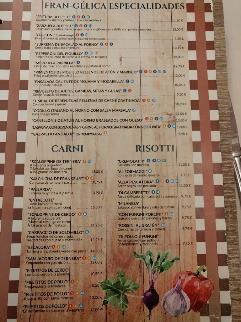Menu_Pizzeria Ristorante Fran-Gelica_Tomelloso_image_4