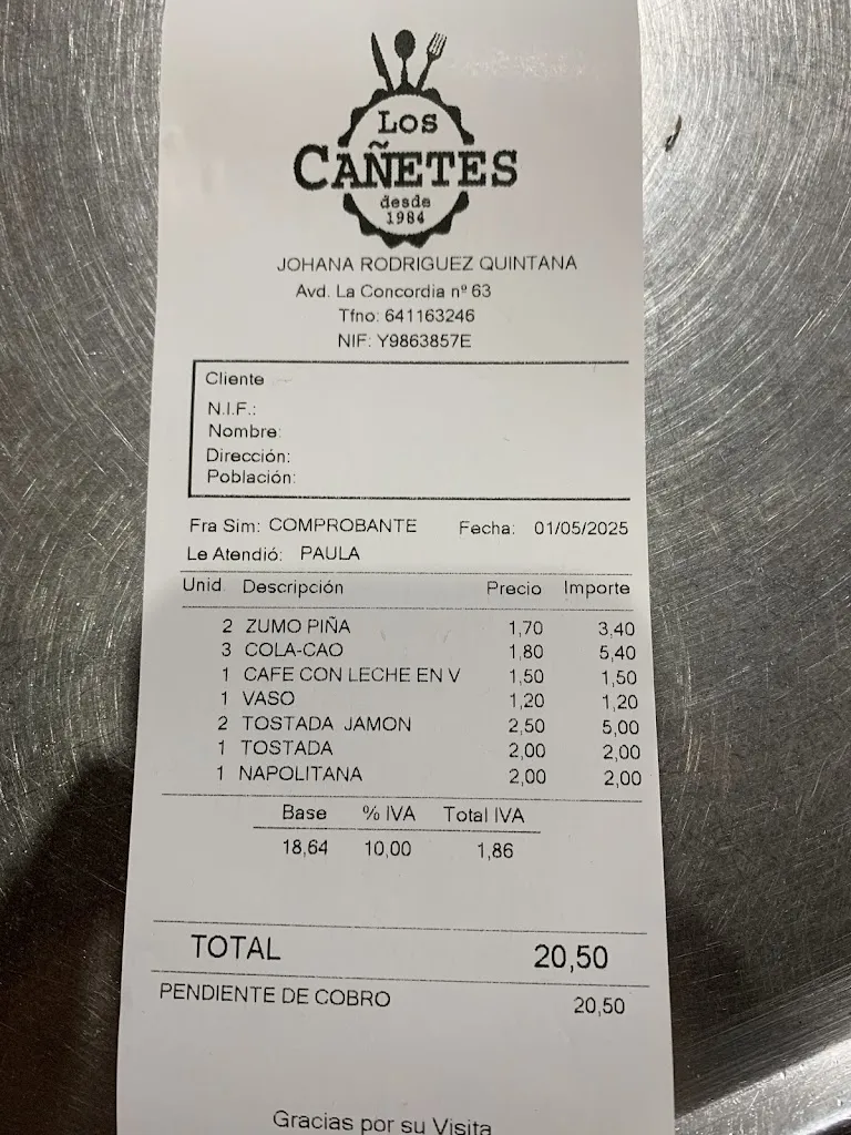 José Manuel García Camacho _Restaurante Los Cañetes_Pozo Cañada_review