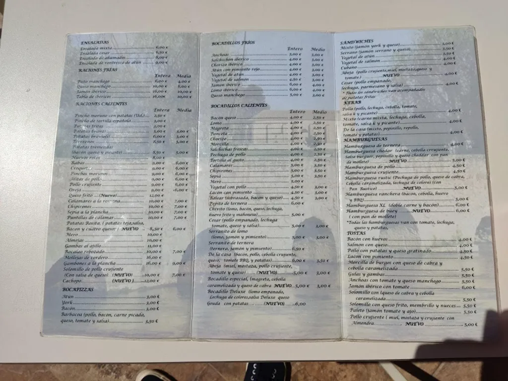 Menu_Restaurante Rosita_Villarta de San Juan_image_1