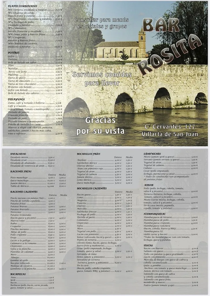 Menu_Restaurante Rosita_Villarta de San Juan_image_3