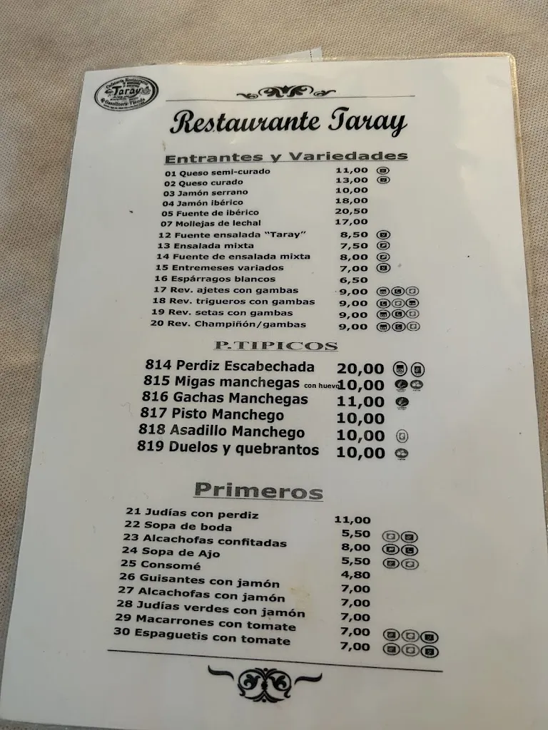 Menu_Taray Area de Servicio_Villarta de San Juan_image_3