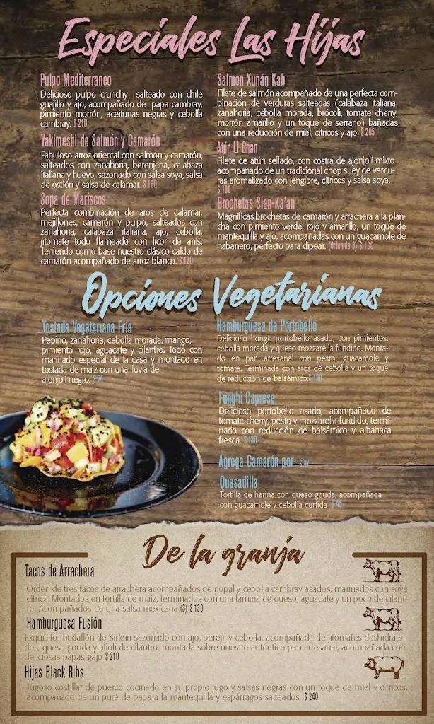 Menu_Las Hijas de la Tostada Villahermosa_Villahermosa_image_4