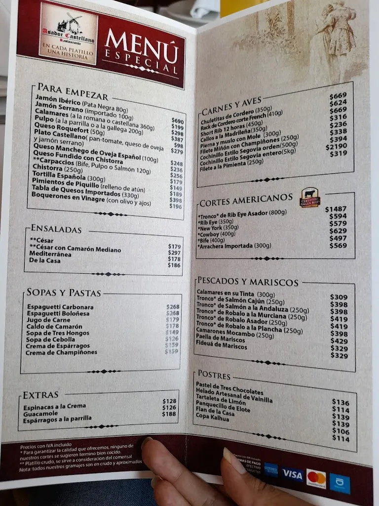 Menu_Asador Castellano_Villahermosa_image_2