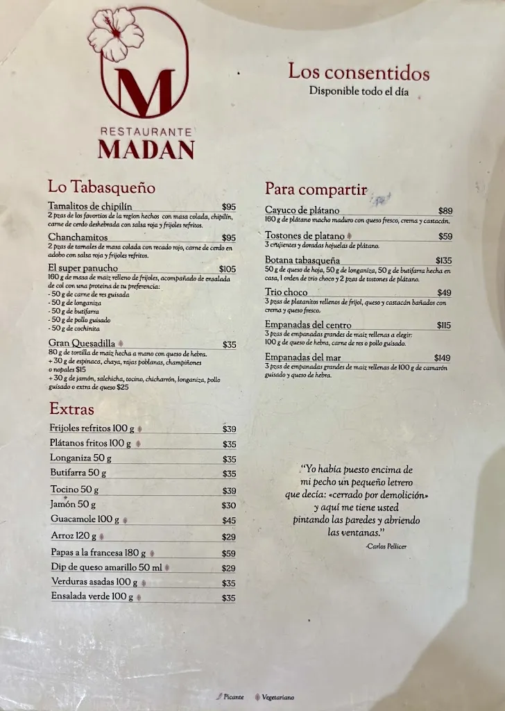 Menu_Restaurante Madan_Villahermosa_image_1