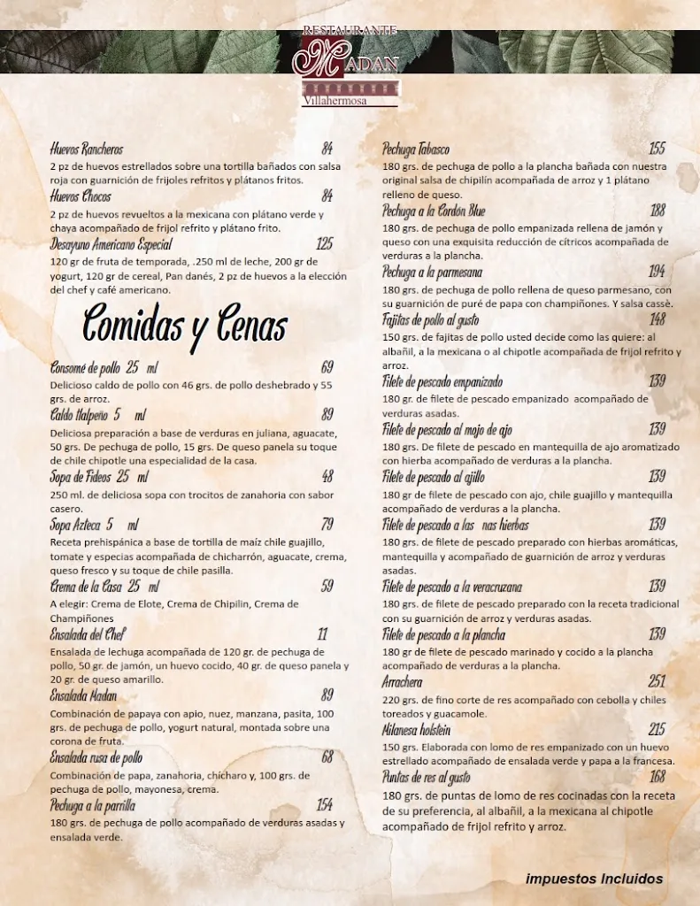 Menu_Restaurante Madan_Villahermosa_image_4