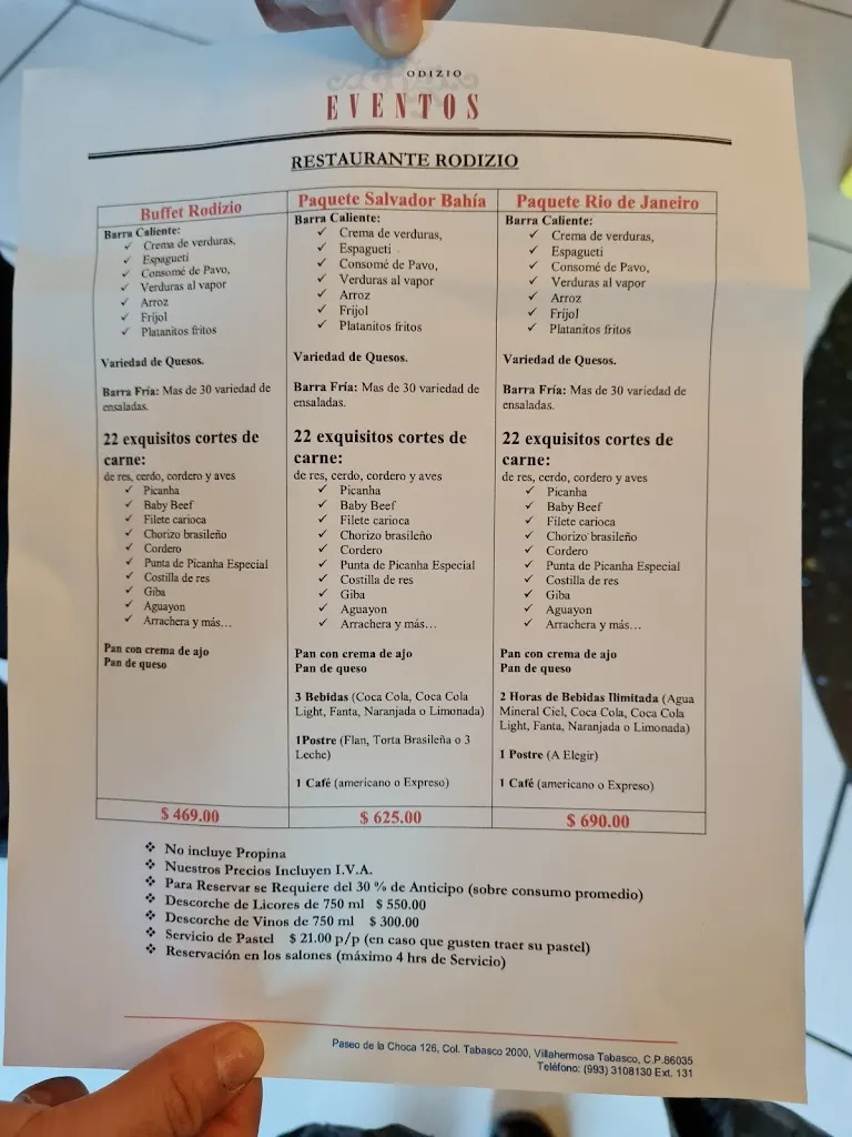 Menu_Restaurante Rodizio_Villahermosa_immagine_4
