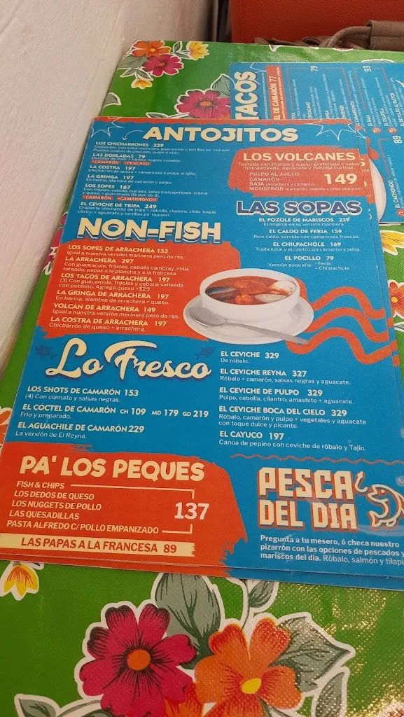 Menu_El Reyna Mariscos Villahermosa_Villahermosa_image_2