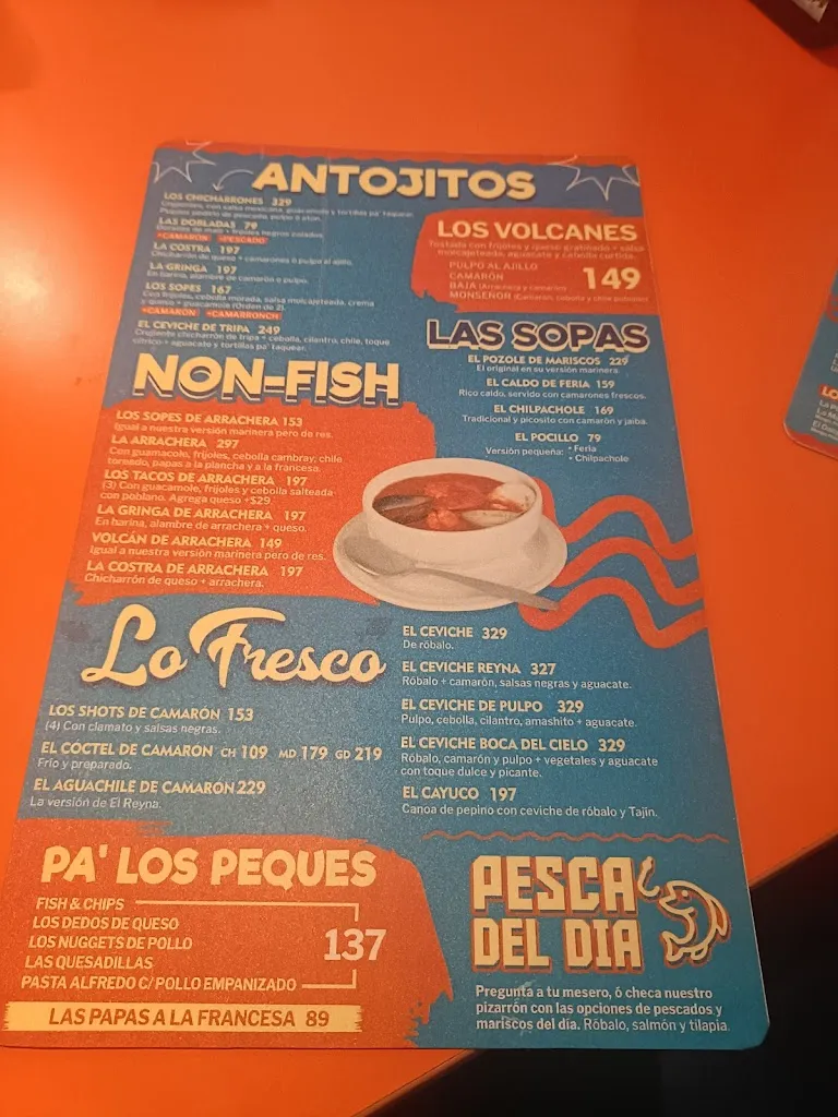 Menu_El Reyna Mariscos Villahermosa_Villahermosa_image_3
