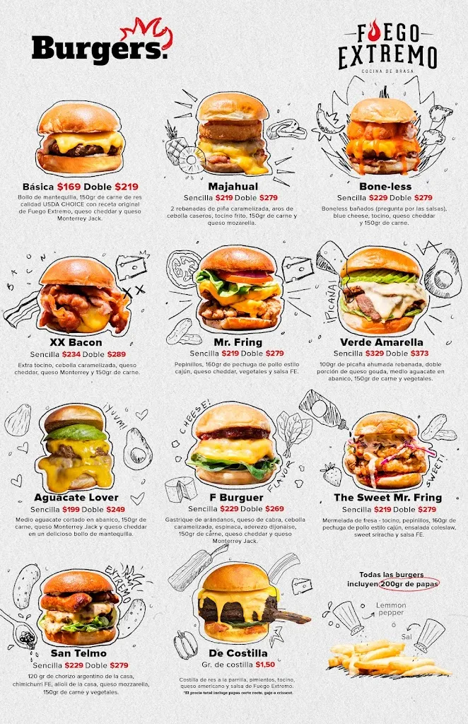 Menu_Fuego Extremo | Hamburguesas_Villahermosa_image_1