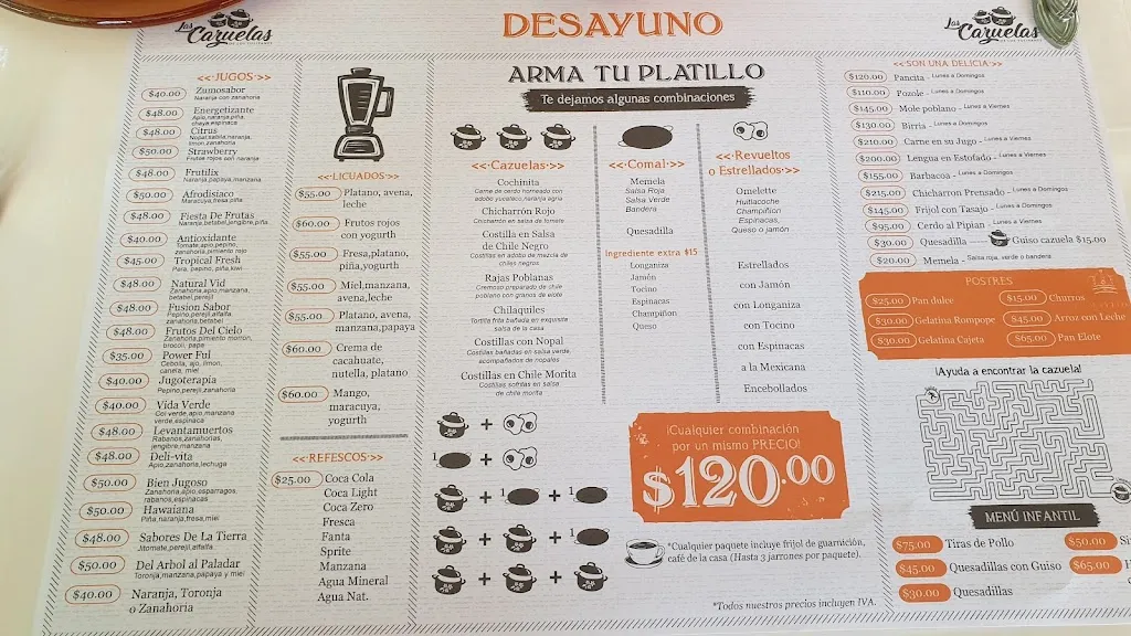 Menu_Los Tulipanes Restaurant_Villahermosa_image_1