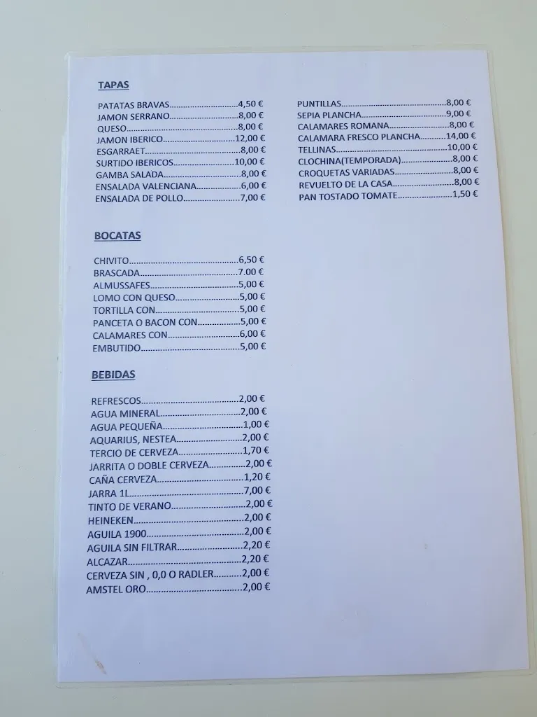 Menu_Bar Restaurante El Pozo de La Cañada_Pozo Cañada_image_3