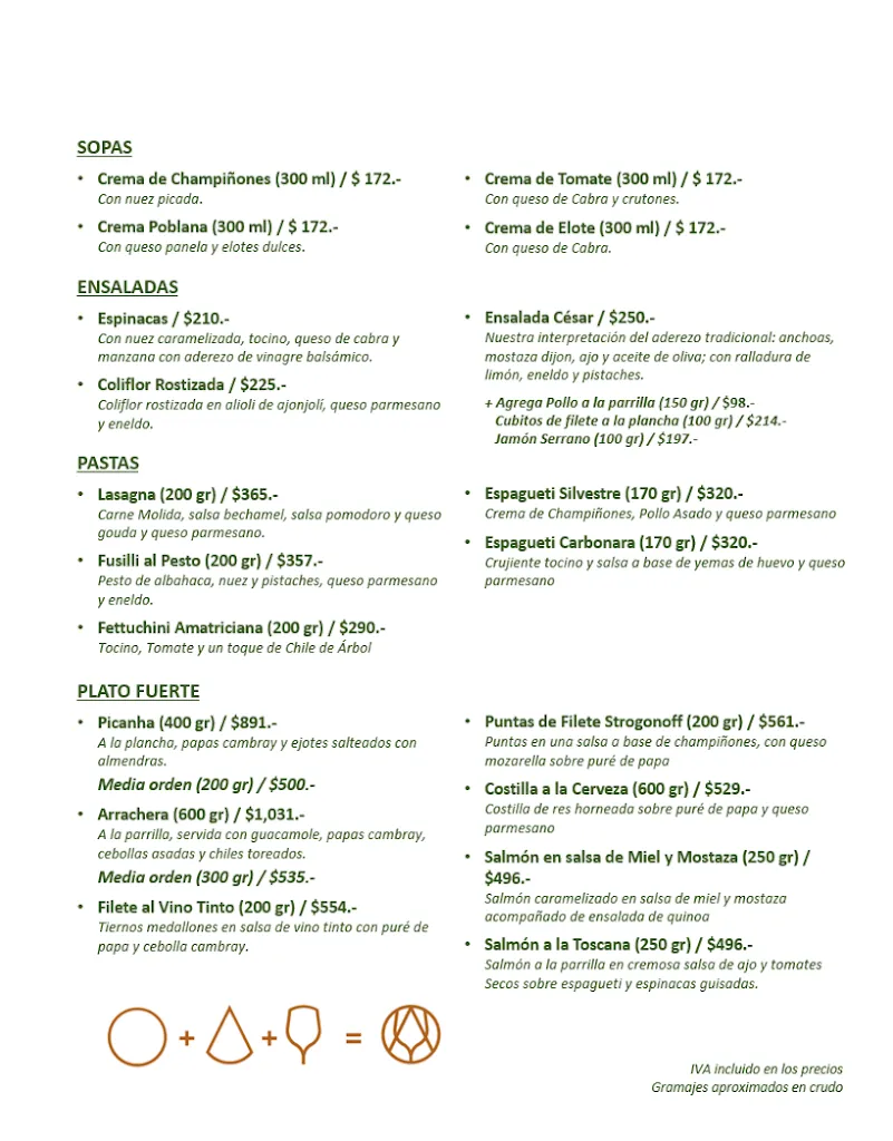 Menu_T3RNA Bistro / TERNA_Villahermosa_image_3