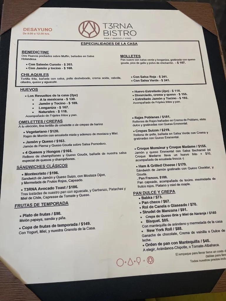 Menu_T3RNA Bistro / TERNA_Villahermosa_image_4