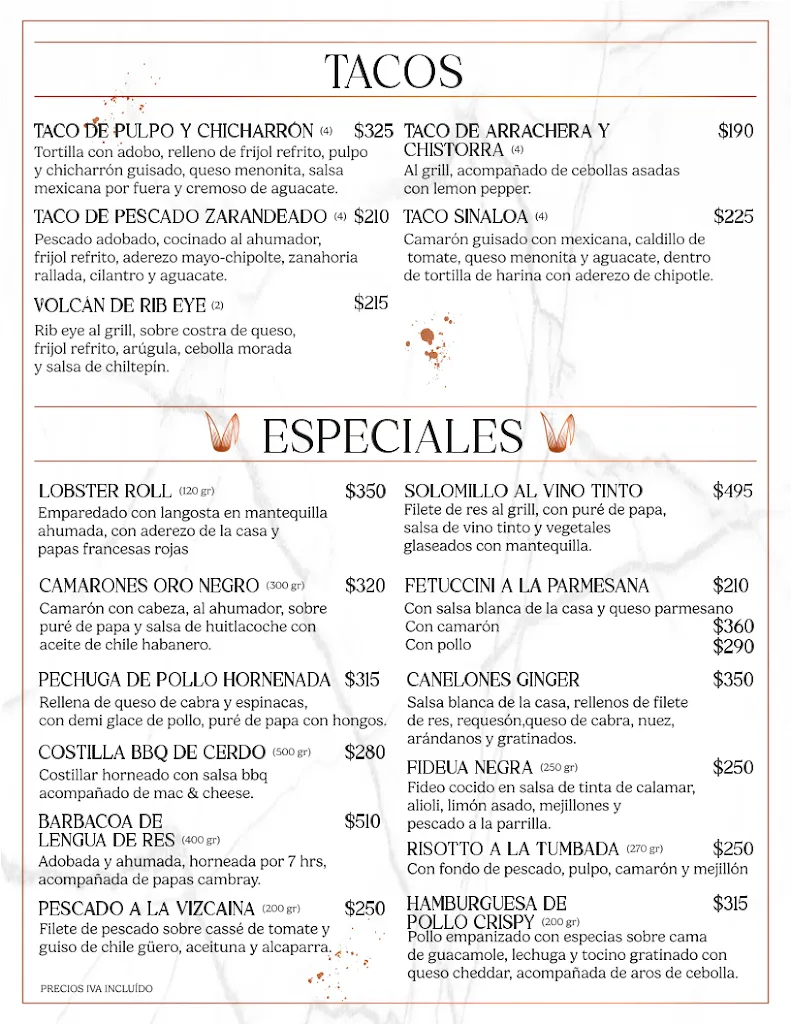 Menu_Ginger Rabbit. Distillery + Kitchen_Villahermosa_image_3
