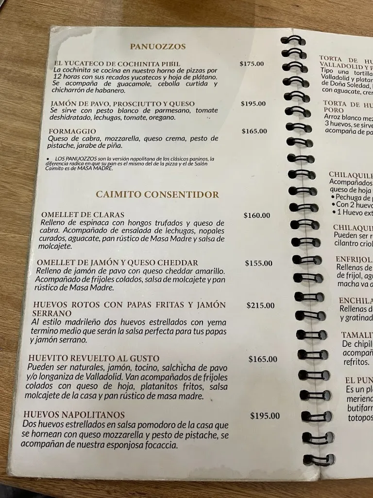 Menü_Salón Caimito_Villahermosa_Bild_4
