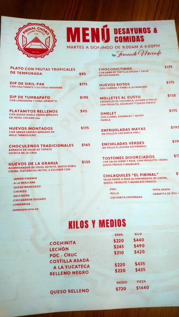 Menu_Velerito Choco_Villahermosa_image_1