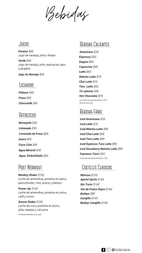 Menu_The 2nd Floor_Villahermosa_image_2