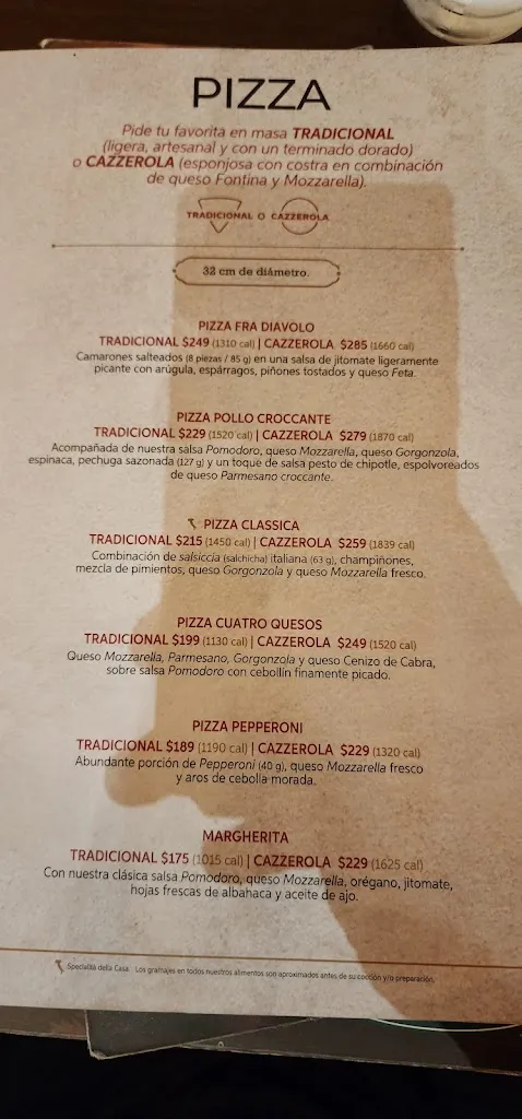 Menü_Italianni's Villahermosa Altabrisa Tabasco_Villahermosa_Bild_2