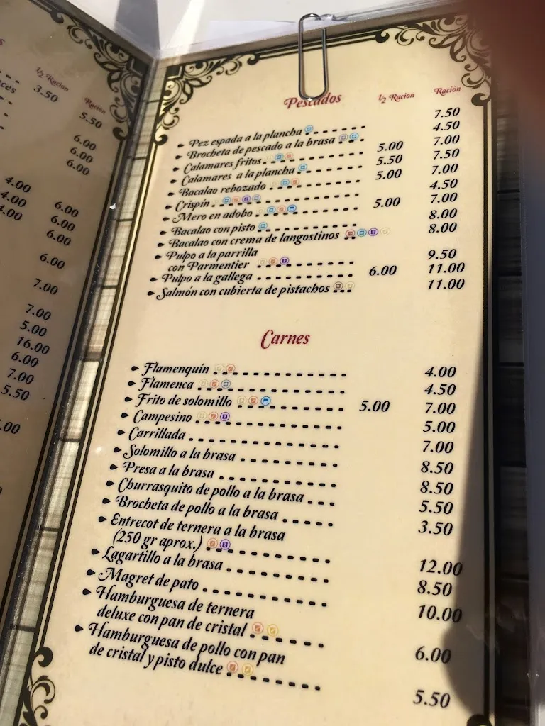 Menu_Restaurante gastro-taberna 