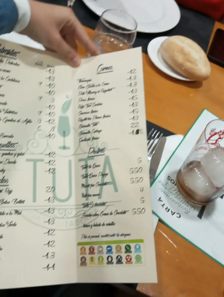 Menu_Restaurante gastro-taberna 