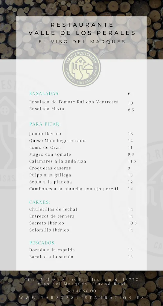 Menu_Bar/Restaurante Valle de los Perales_Viso del Marqués_image_3