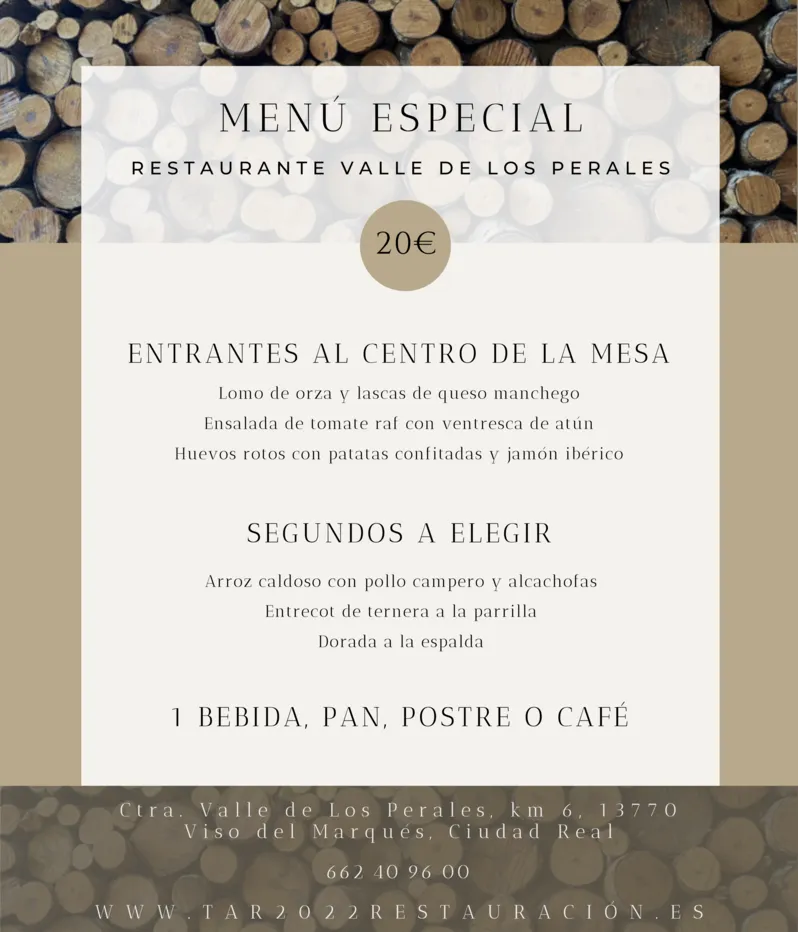 Menu_Bar/Restaurante Valle de los Perales_Viso del Marqués_image_4